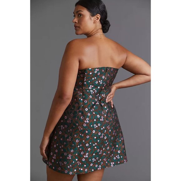 Eva Franco Anthropologie Sweetheart Strapless Mini Party Dress - Picture 5 of 6